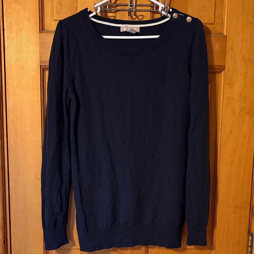 Banana‎ Republic Navy Blue Sweater