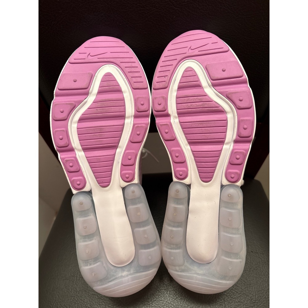 Nike Air Max 270 Women Pink White Athletic Sneakers Shoes Size 6Y 7.5 Women’s - Picture 5 of 6