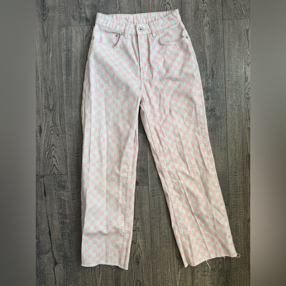 Urban Outfitters The Ragged Priest Spectre Checkered Jean- Size 24 - Picture 5 of 7