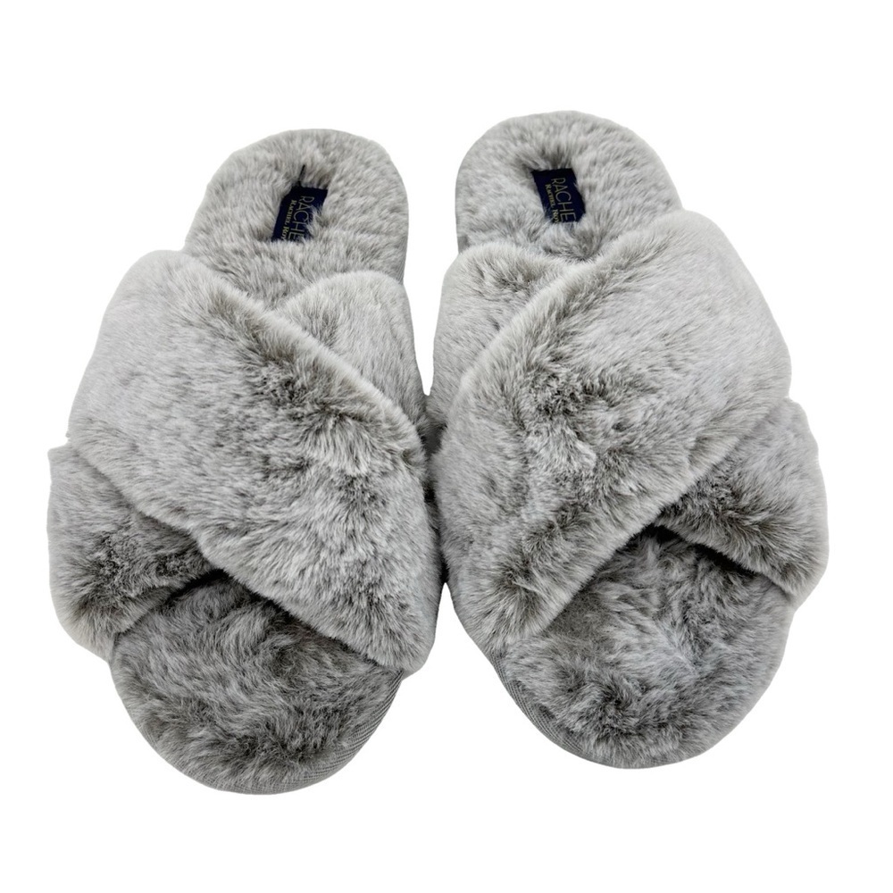 RACHEL Rachel Roy Women's Open Toe Slippers with Indoor/Outdoor Sole Size M 7-8