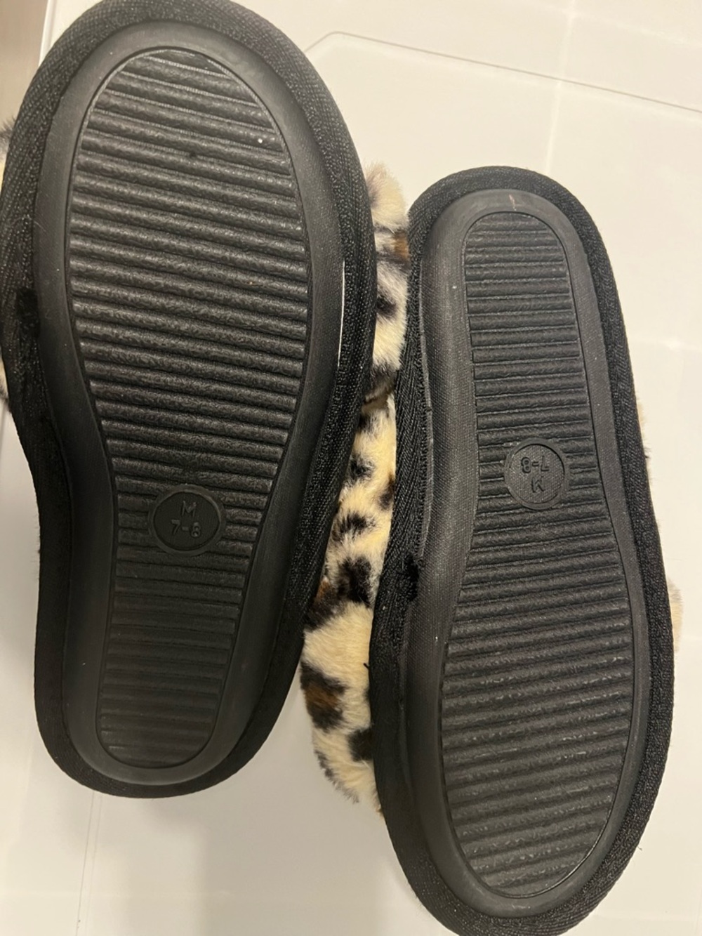 RACHEL Rachel Roy Leopard Print Faux Fur Slide Slippers - Brown - Picture 2 of 4