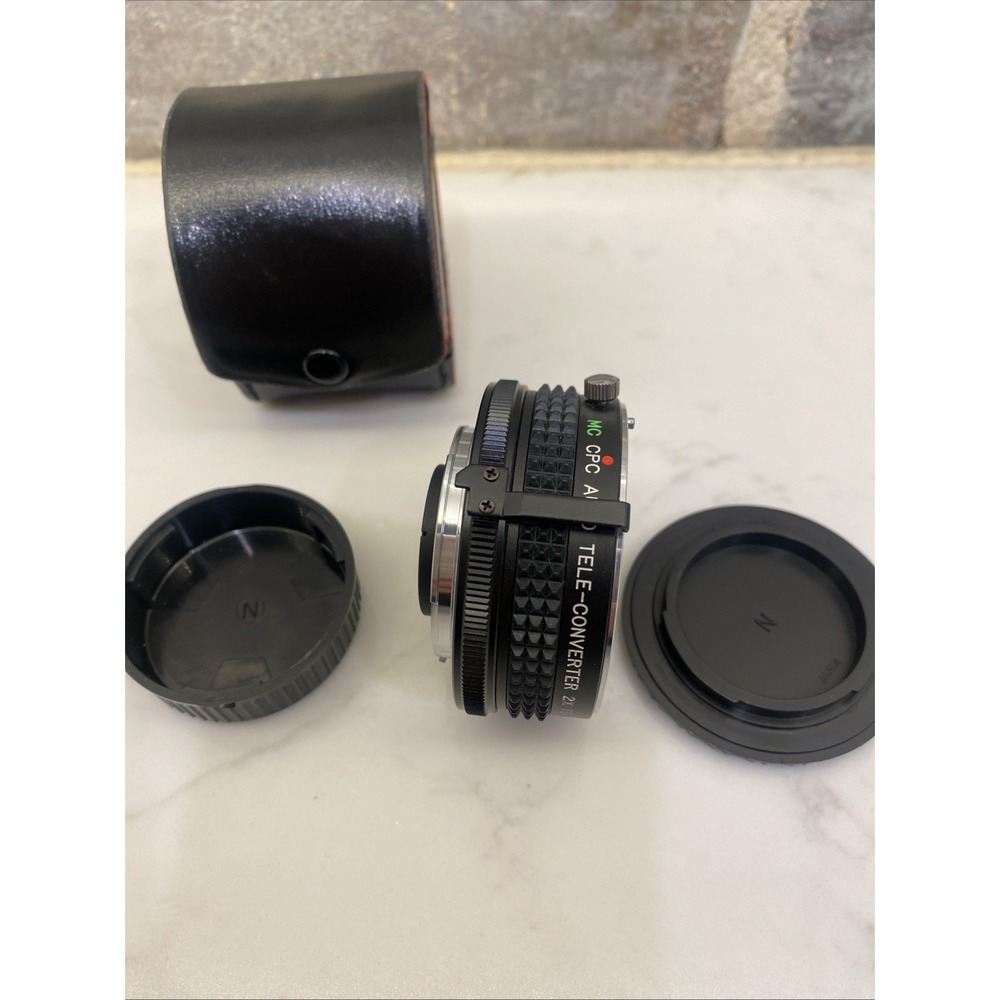 CPC 2x Tele-Converter MC Lens‎ with Caps and Case - Picture 2 of 3