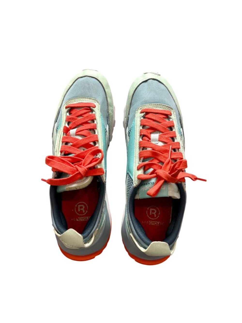 Reebok Classic Legacy Retro Running Shoes Blue Mint Orange Y2K Sneakers Womens8 - Picture 4 of 16