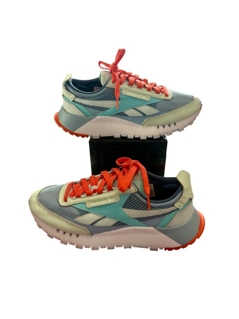Reebok Classic Legacy Retro Running Shoes Blue Mint Orange Y2K Sneakers Womens8 - Picture 16 of 16