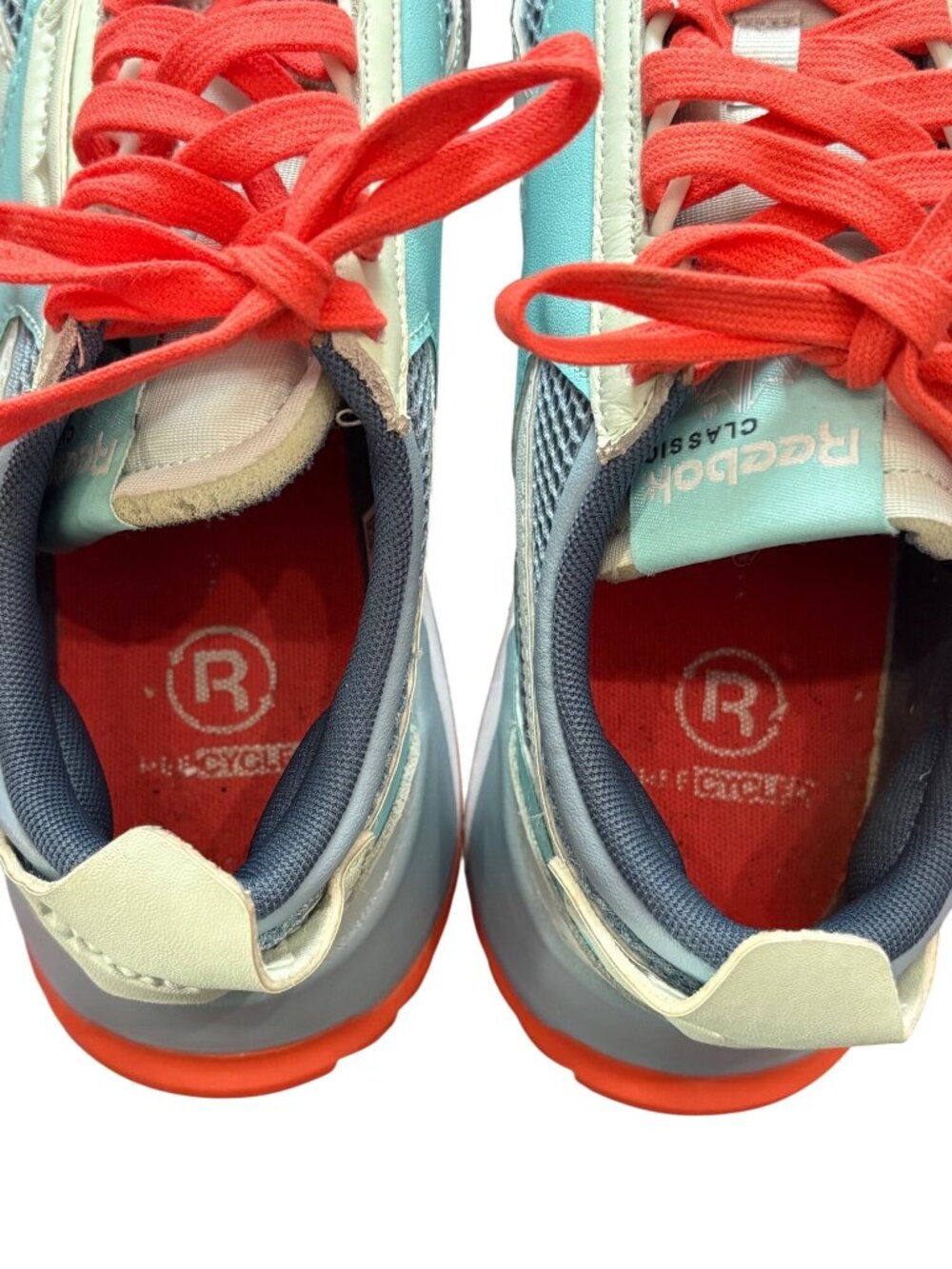 Reebok Classic Legacy Retro Running Shoes Blue Mint Orange Y2K Sneakers Womens8 - Picture 12 of 16