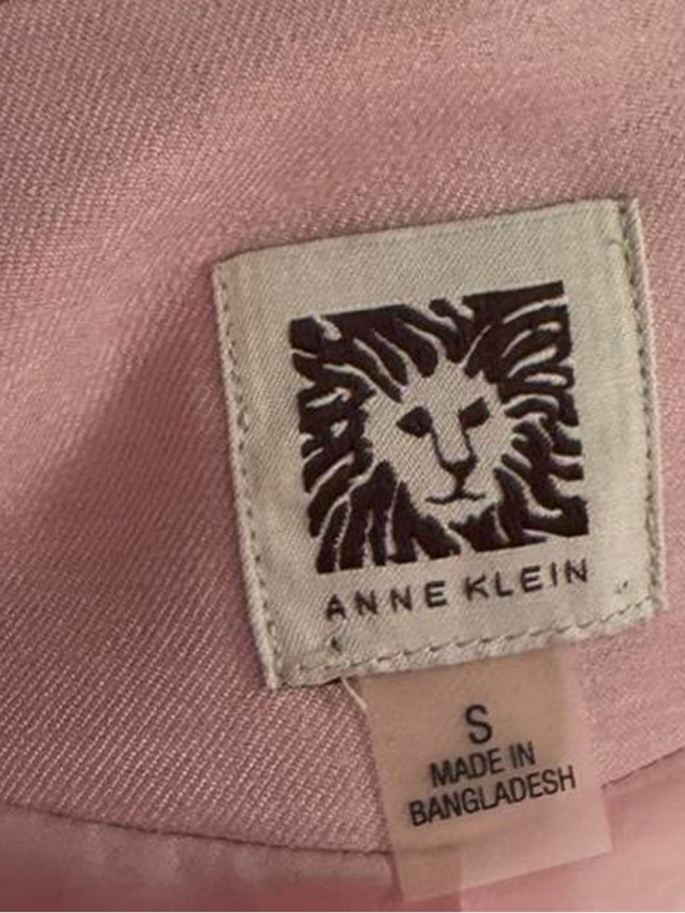Anne Klein Blush Pink Open Front Blazer Size Small Work Office Chic - Picture 5 of 5