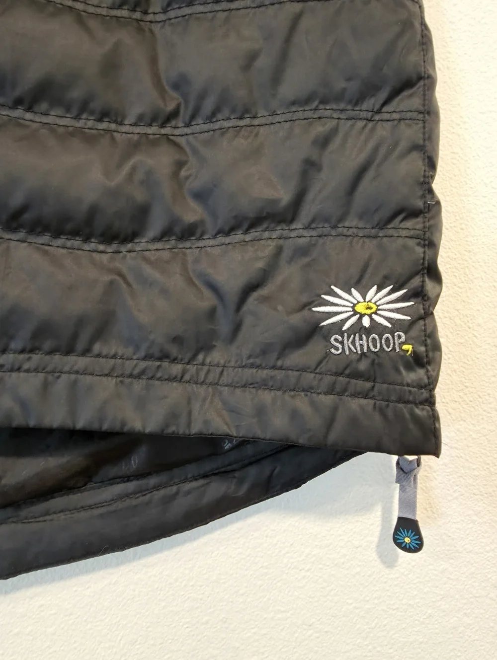 Skhoop Short Black Down Skirt - Picture 2 of 5