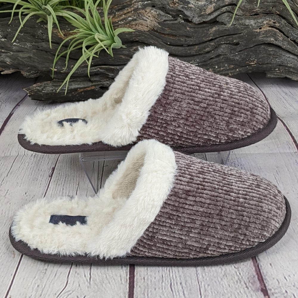 Rachel Roy Chenille Scuff Slippers - Picture 3 of 11