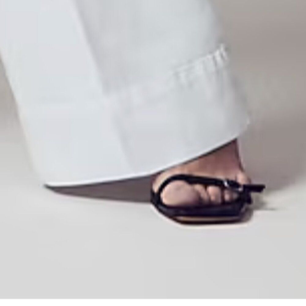 J Crew Wide leg white denim trousers NWT - Picture 5 of 16