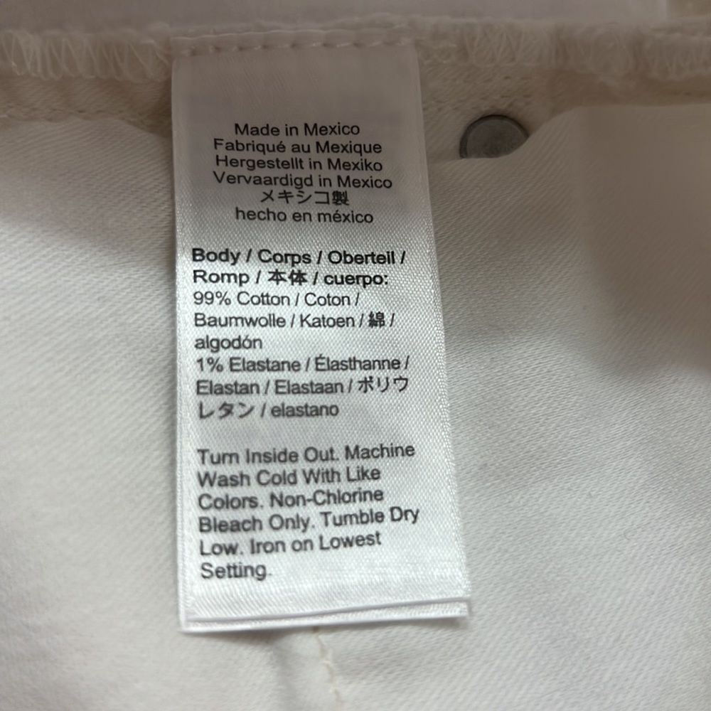 J Crew Wide leg white denim trousers NWT - Picture 15 of 16