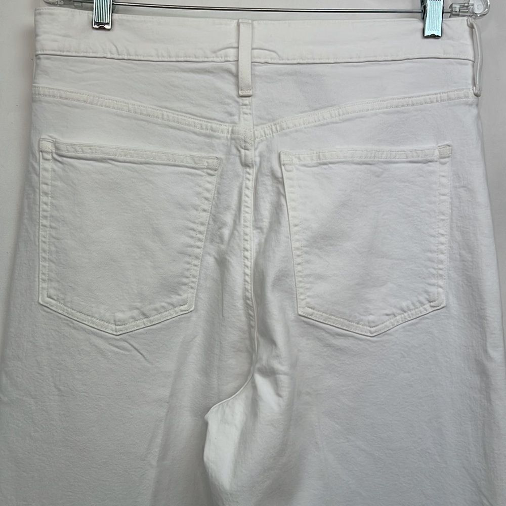 J Crew Wide leg white denim trousers NWT - Picture 12 of 16
