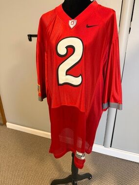 Nike Ohio State Buckeyes #2 Football Jersey Men’s XL Red NCAA