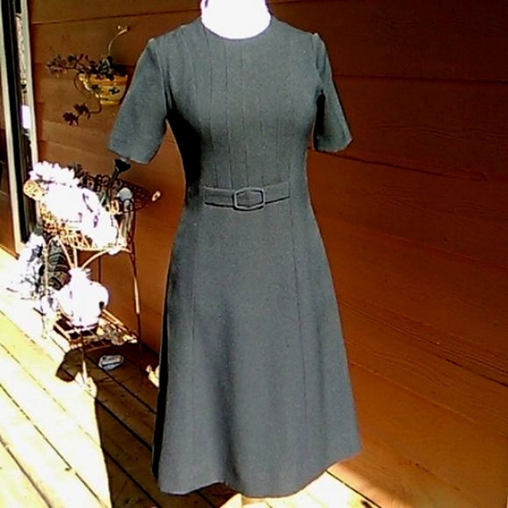 Vintage S&D Black Dress