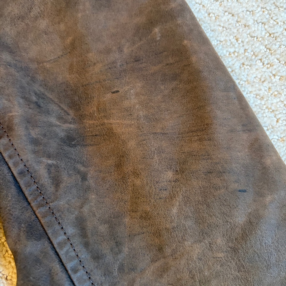 Polo Ralph Lauren leather field barn jacket brown Large - Picture 15 of 16