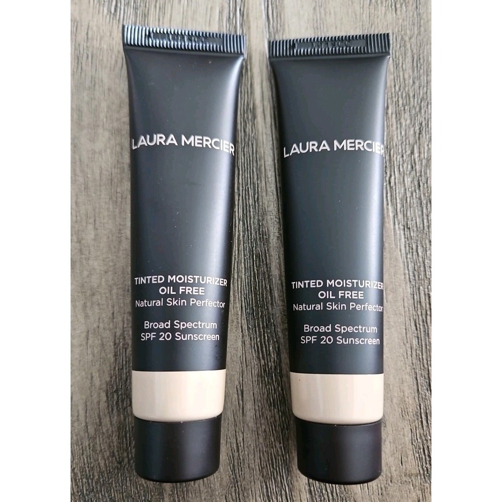 2X Laura Mercier Tinted Moisturizer Oil Free SPF 20 25ml 0W1 PEARL SEALED