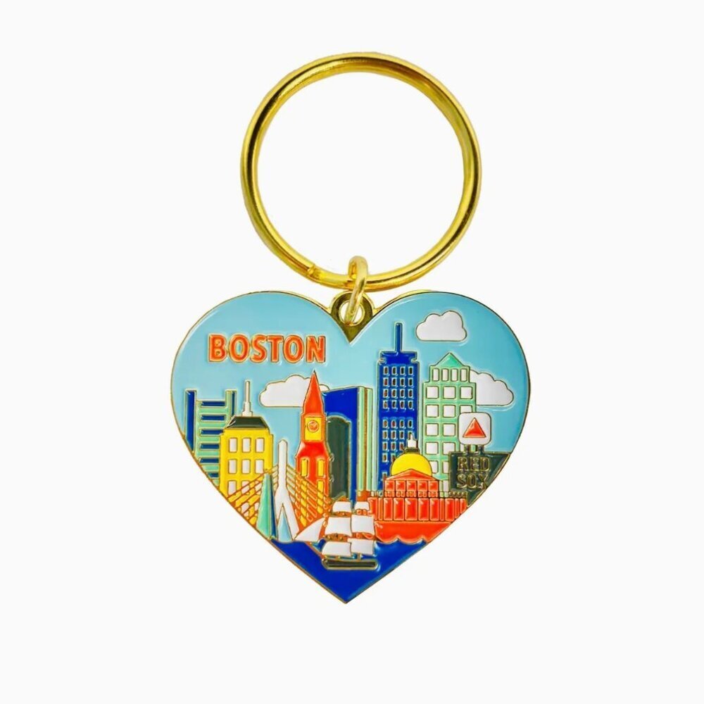 BOSTON SKYLINE KEY CHAIN