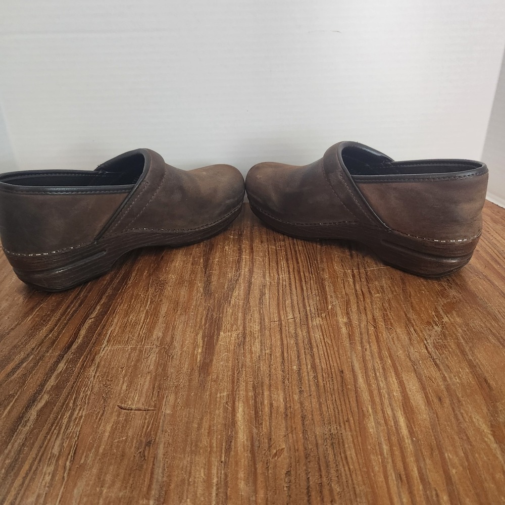 Dansko Professional STS-Staple Brown Leather Clogs 41 9.5‎ Missing 1 Insole Farm - Picture 5 of 8