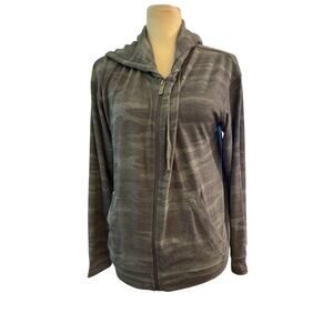 Splendid Supersoft Camo Jogger Set Hoodie & Pants Size Large Lounge Set