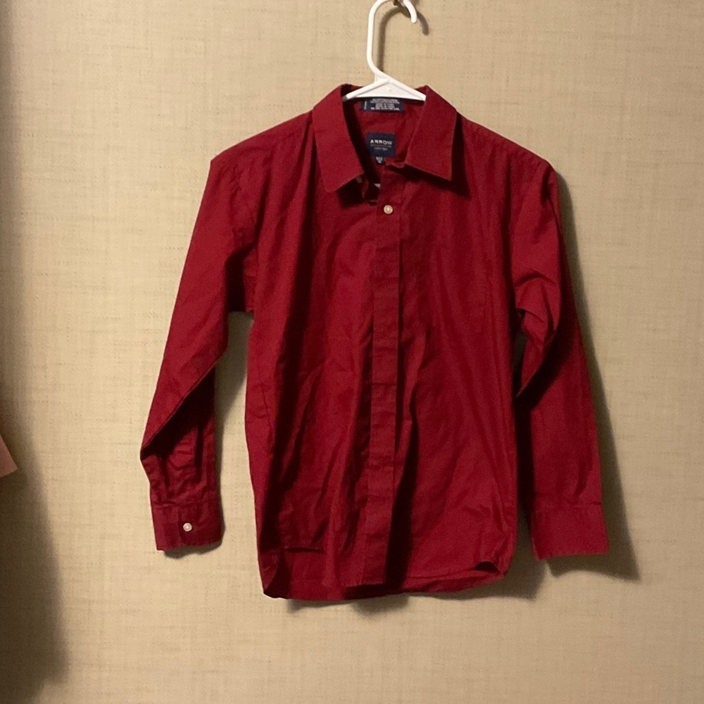 Boys + Arrows Bold Red Dress Shirt