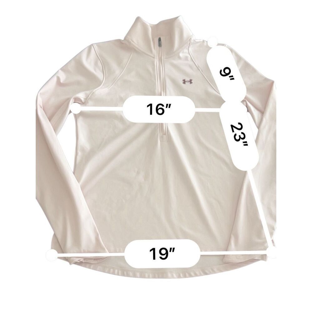 Under Armour Baby Pink Long Sleeve Athletic sweatshirt size S - Picture 5 of 6