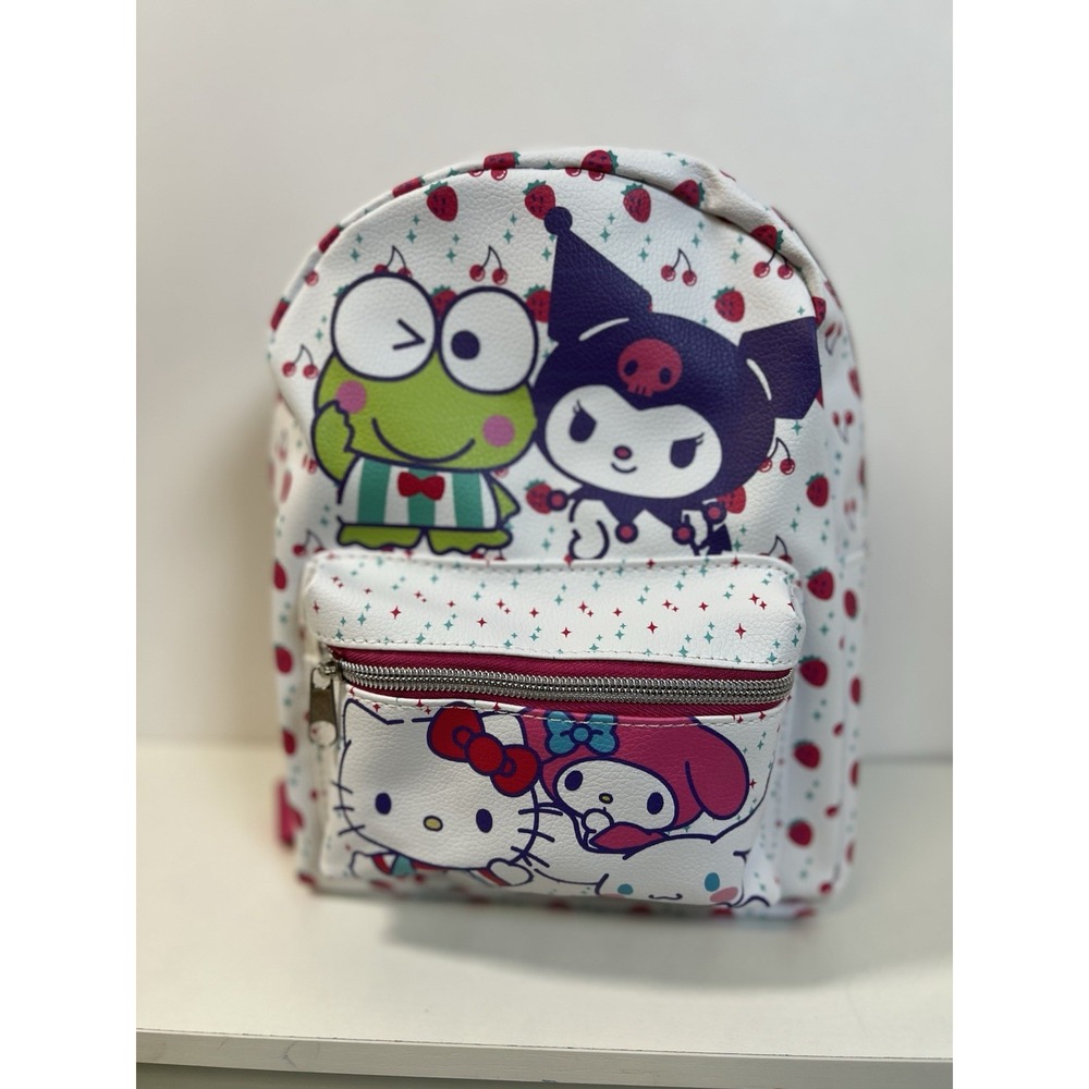 Sanrio Hello Kitty Mini Backpack 10in Faux Leather‎ Compact Tote