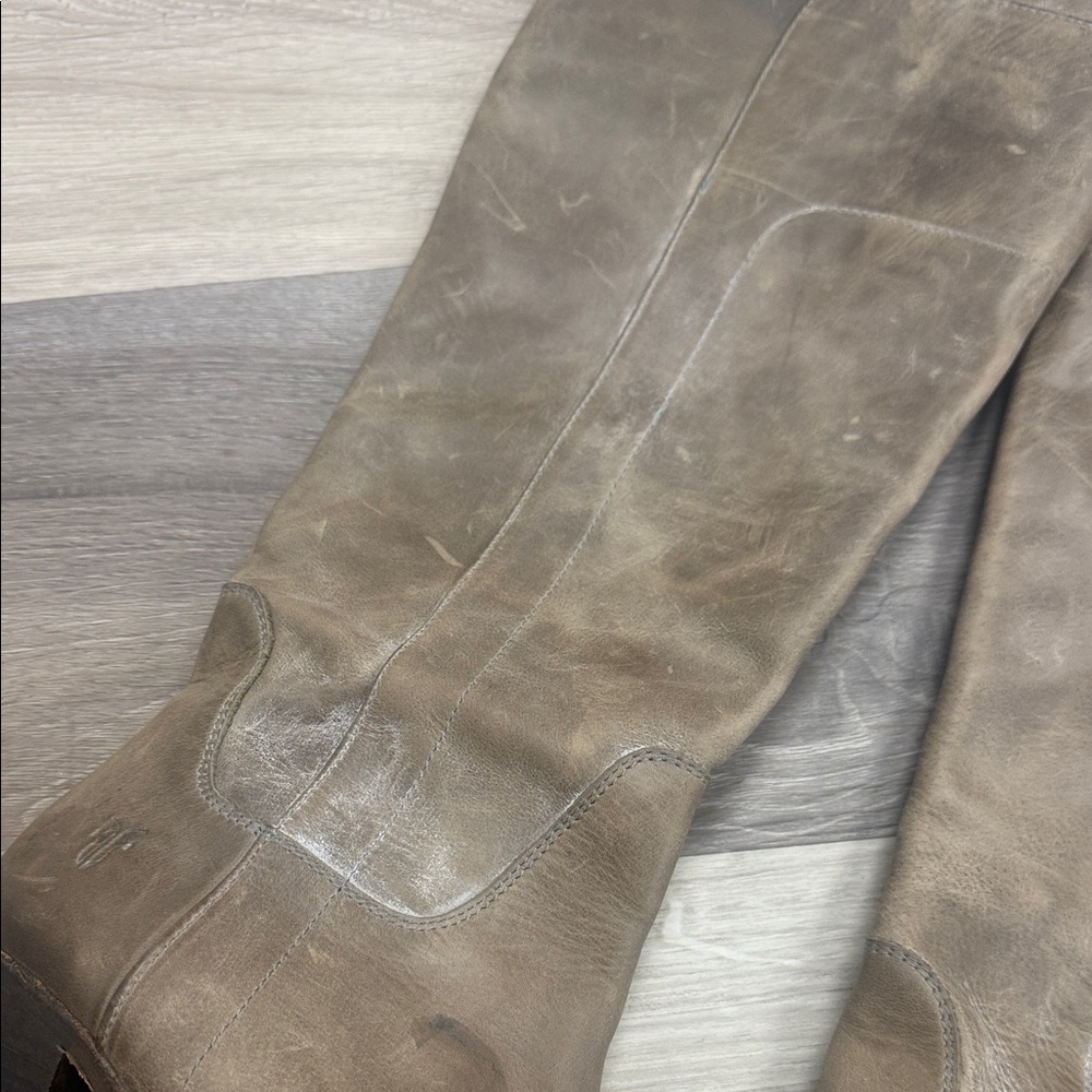 🍁☀️Grey/Brown Knee-High Women's Boots - Picture 5 of 5