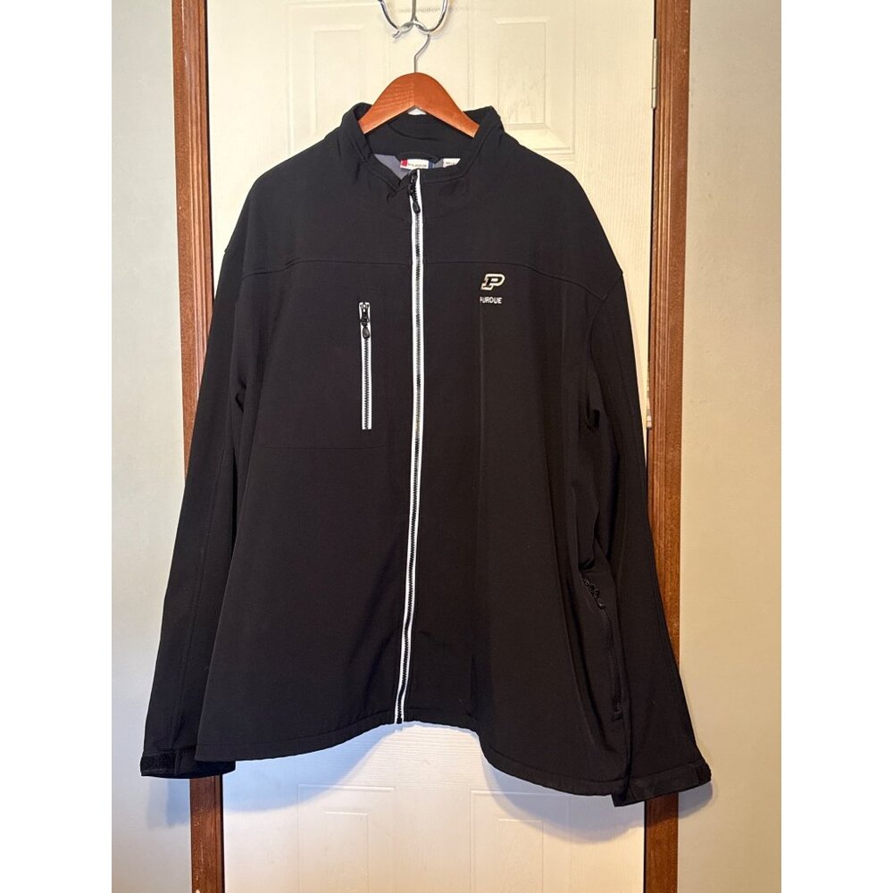 CLIQUE‎ Lightweight Black Jacket With Perdue Embroidered Size 4X