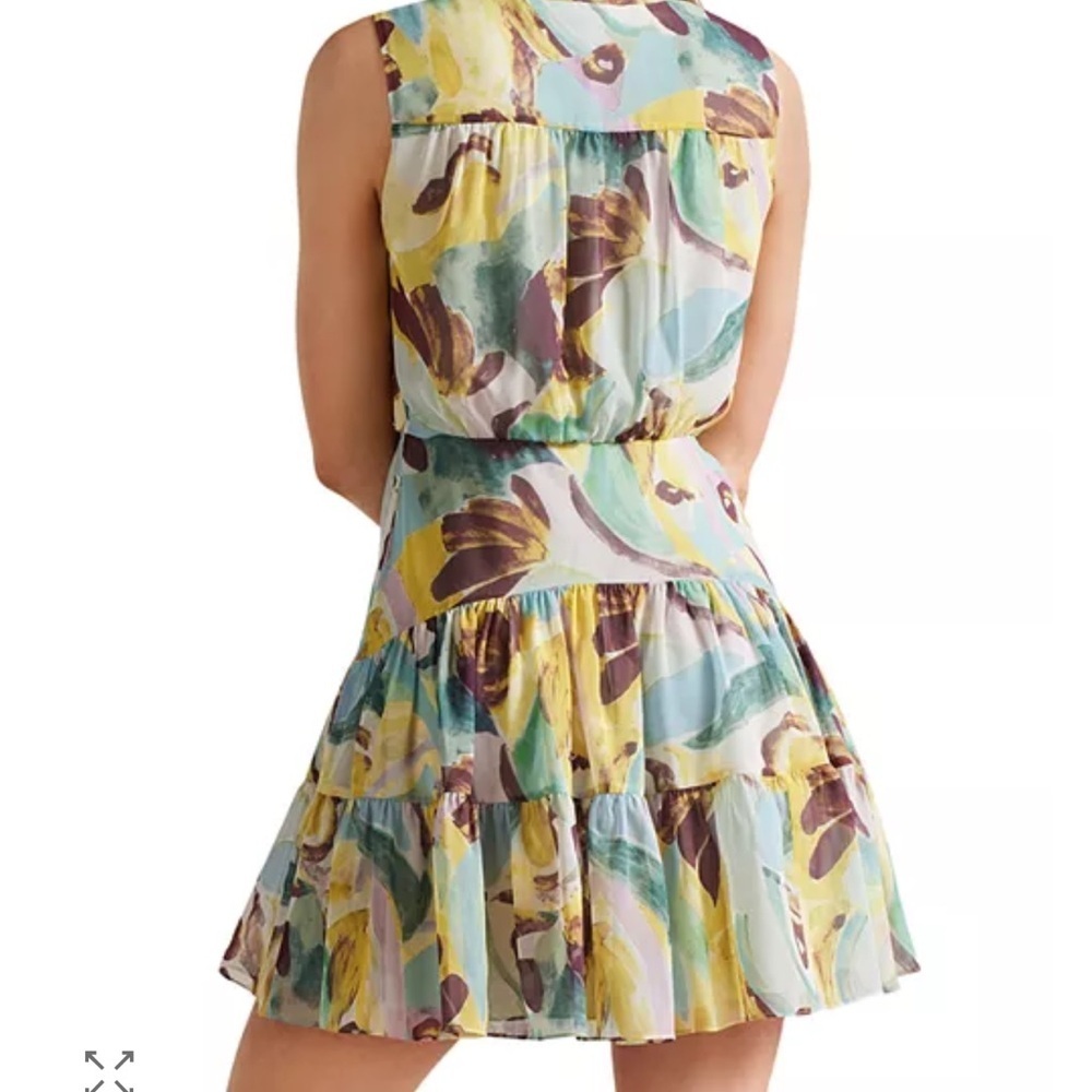 🍁Ted Baker London Multicolor Floral Midi Dress - Picture 2 of 6