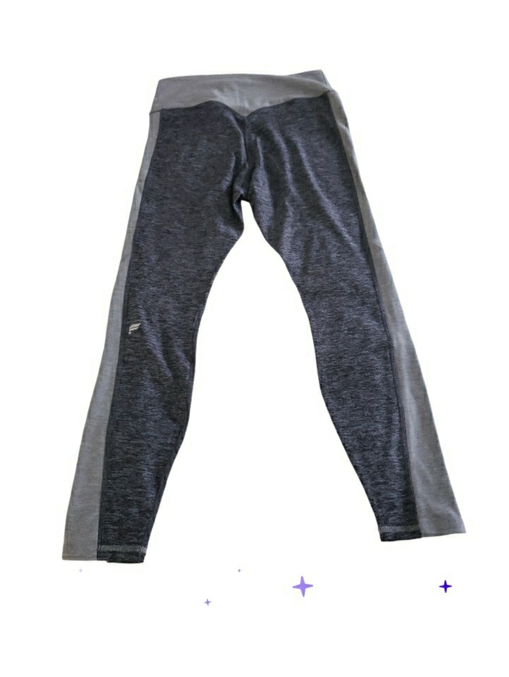 NWT Fabletics HeatherFlex High-Waisted Tonal Leggings- M Short - Picture 3 of 5