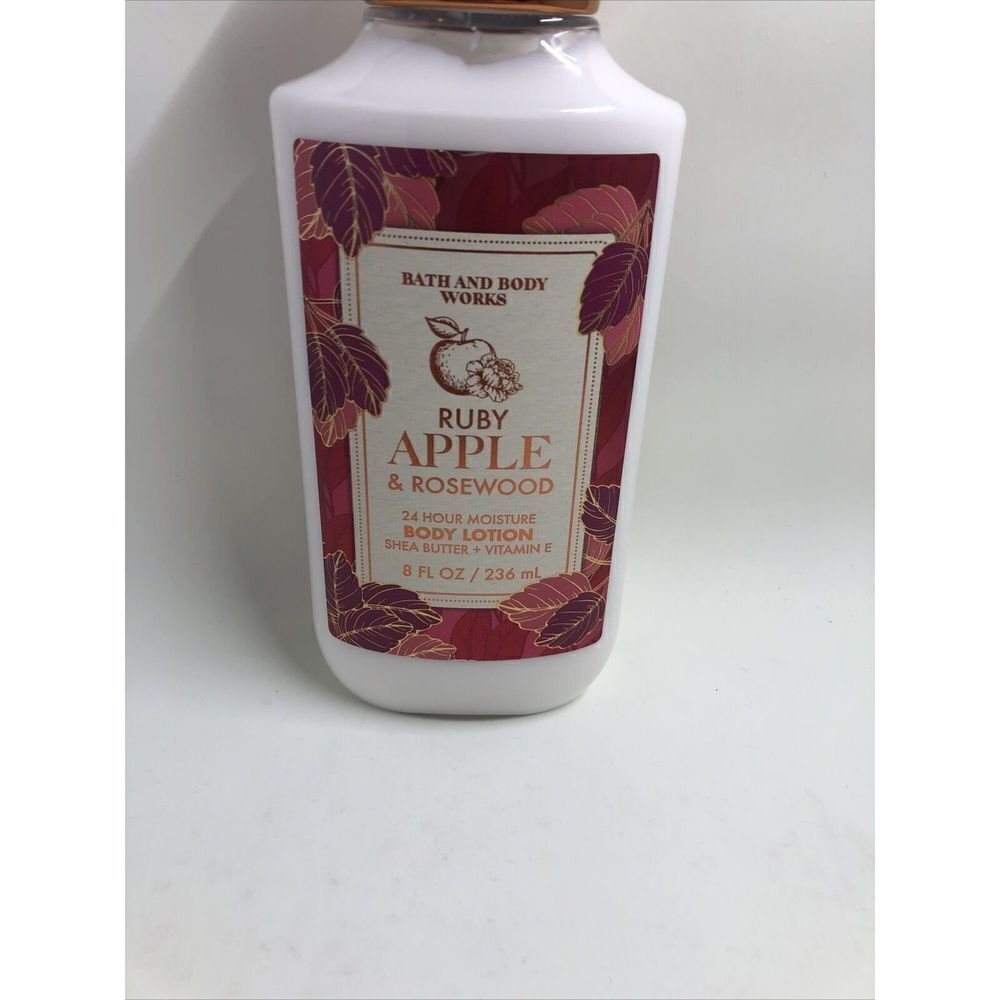 Bath & Body Works- Ruby Apple & Rosewood 8 oz Body Lotion