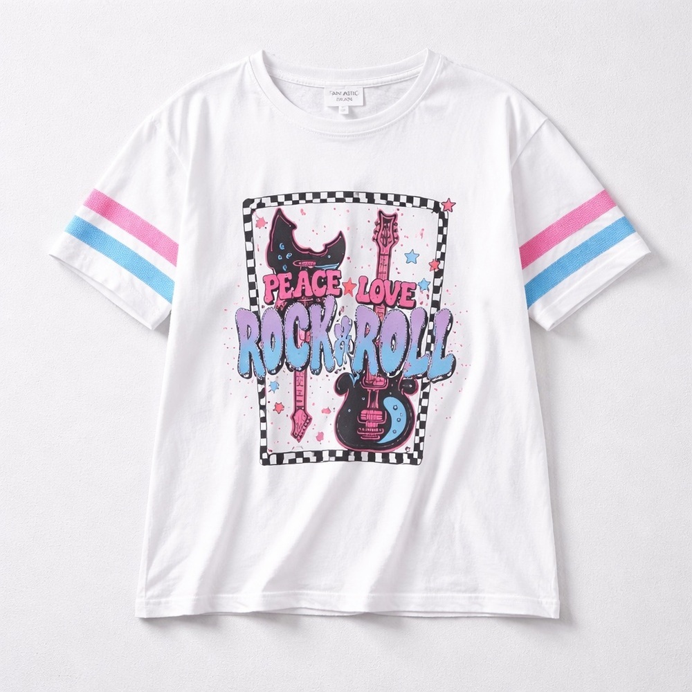 Graphic T-shirt with pockets, long fitting women’s by fantastic fawn