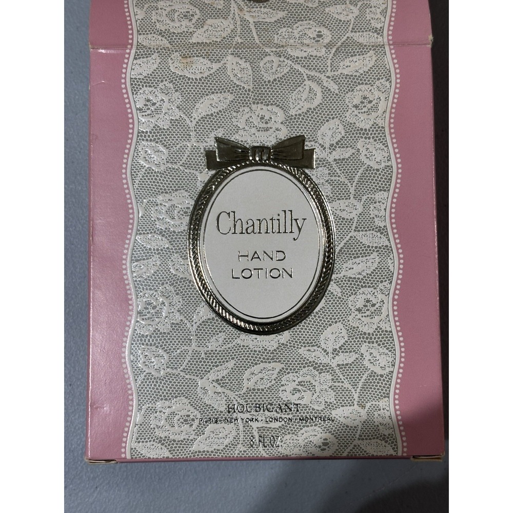 Vintage CHANTILLY Perfume 8 Oz Houbigant Creme De‎ Chantilly Bottle Rare