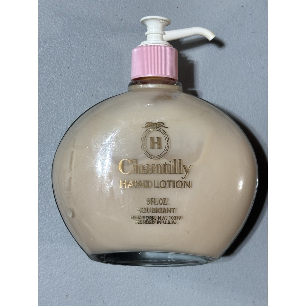 Vintage CHANTILLY Perfume 8 Oz Houbigant Creme De Chantilly Bottle Rare - Picture 4 of 6