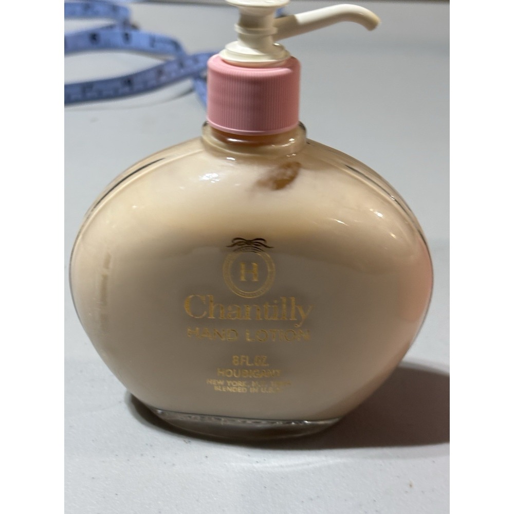 Vintage CHANTILLY Perfume 8 Oz Houbigant Creme De Chantilly Bottle Rare - Picture 5 of 6