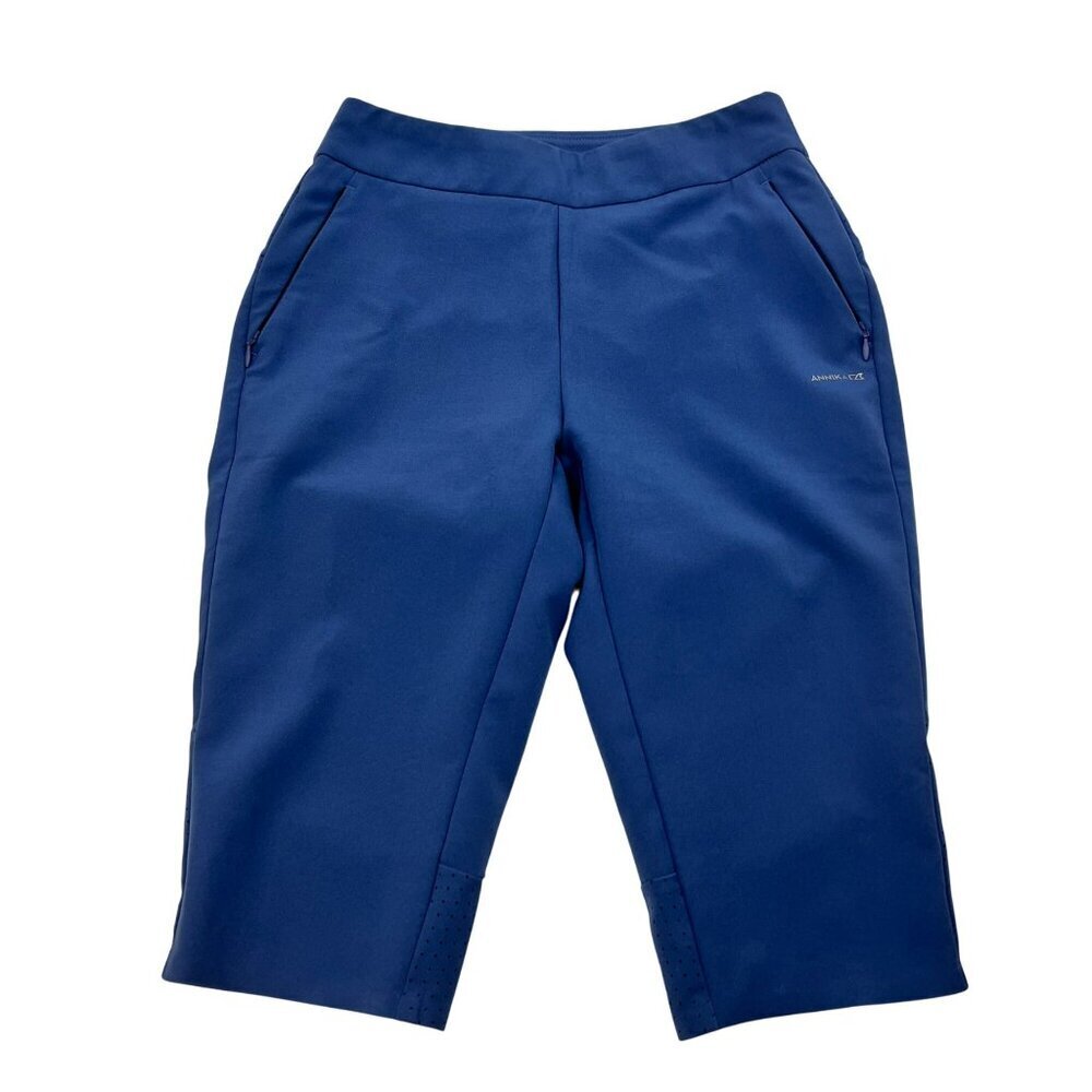 Annika Cutter & Buck Women’s Active Shorts Zip Pockets Slate Blue Size XS