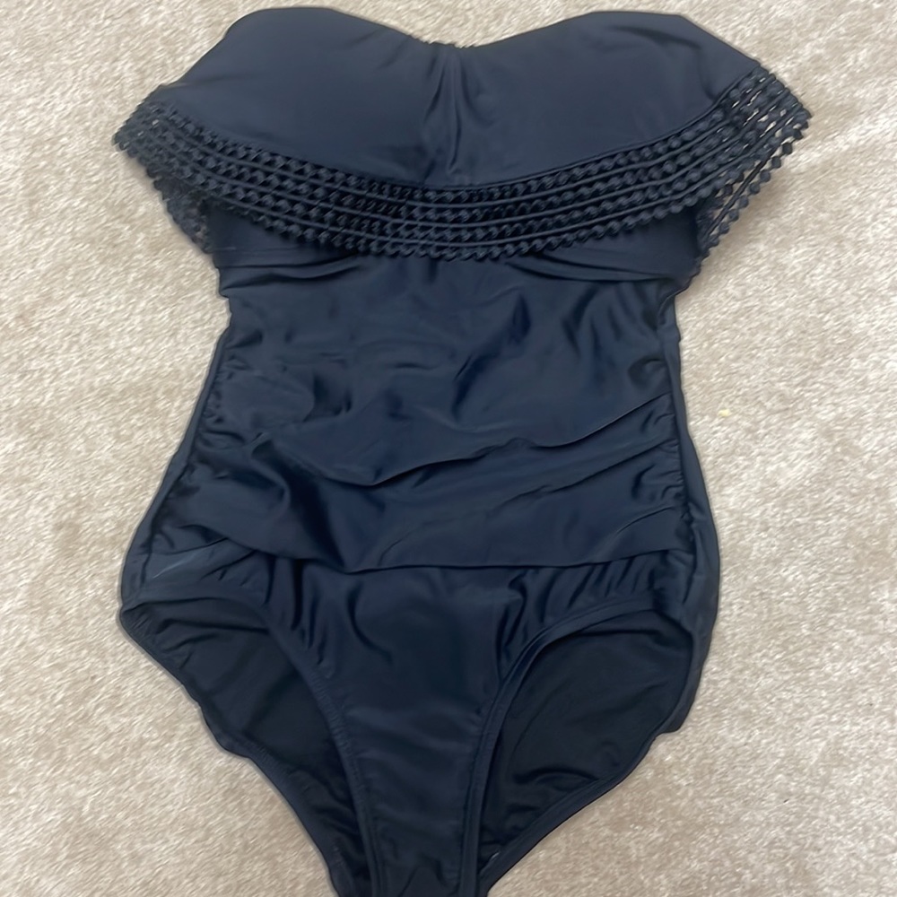 🌺 2 for $10🌺 Kona Sol Swim women’s Crochet Flounce Bandeau - Picture 6 of 7