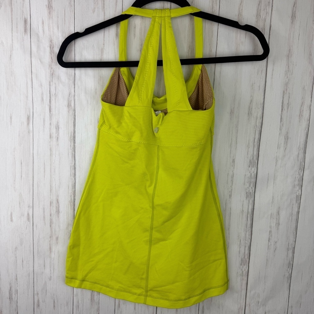 Lululemon Yellow Green Tank Top size 4 - Picture 3 of 5