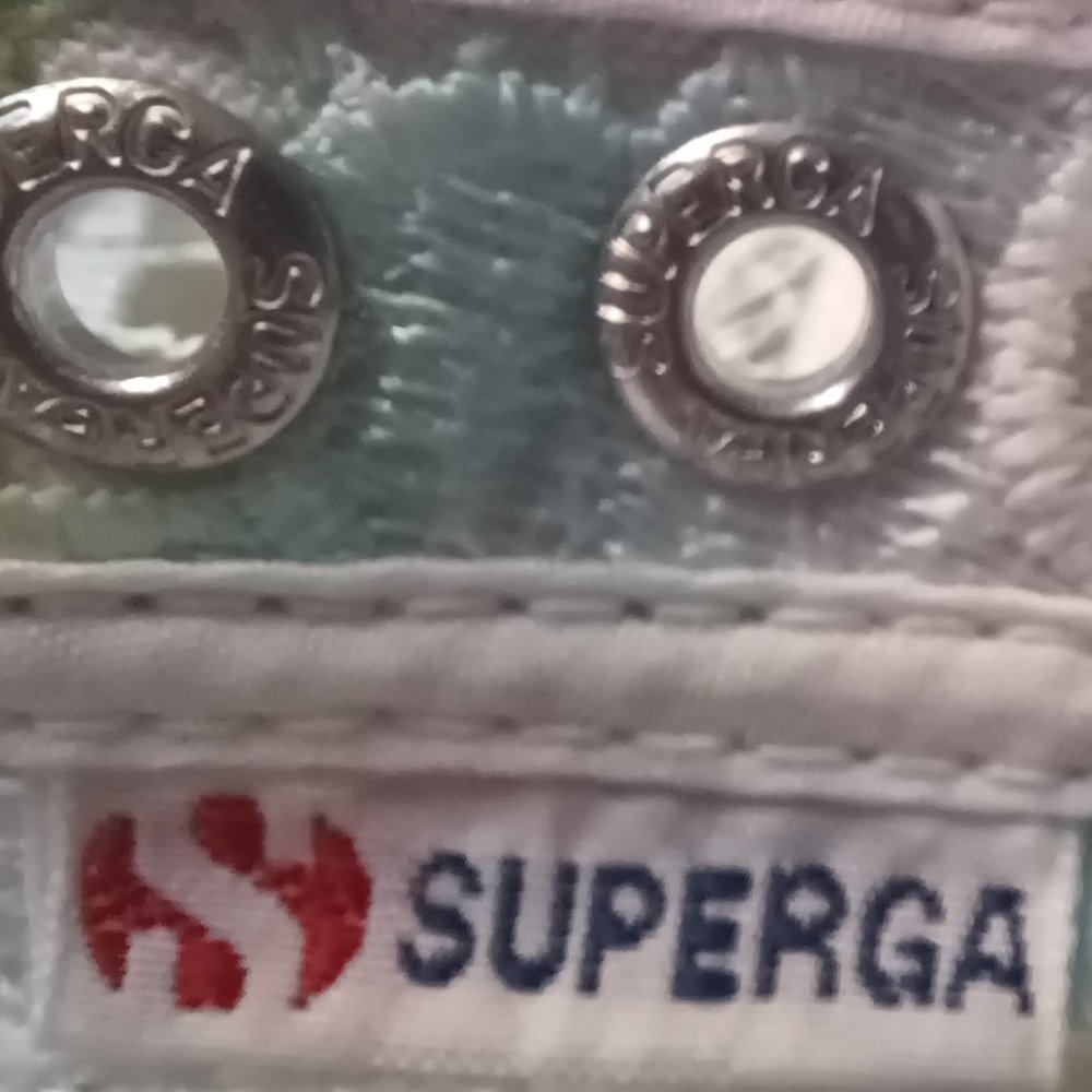 Superga Women's White Pastel Lace Sneaker - Picture 5 of 7