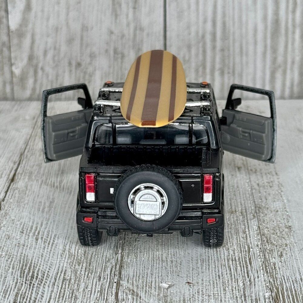 Kinsmart 2005 Hummer H2 SUT Black - 5097D - 1/40 scale Diecast Model Toy Car Tru - Picture 5 of 9