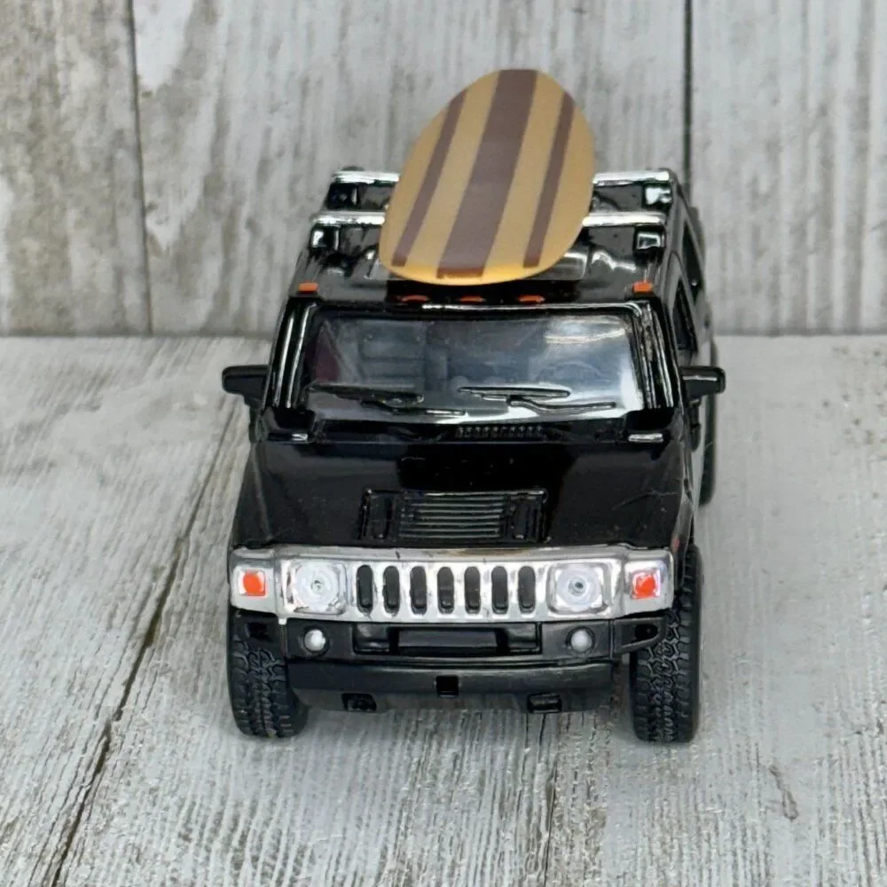 Kinsmart 2005 Hummer H2 SUT Black - 5097D - 1/40 scale Diecast Model Toy Car Tru - Picture 2 of 9