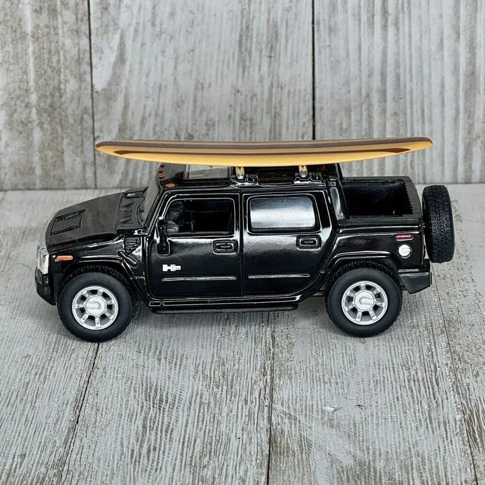 Kinsmart 2005 Hummer H2 SUT Black - 5097D - 1/40 scale Diecast Model Toy Car Tru - Picture 1 of 9