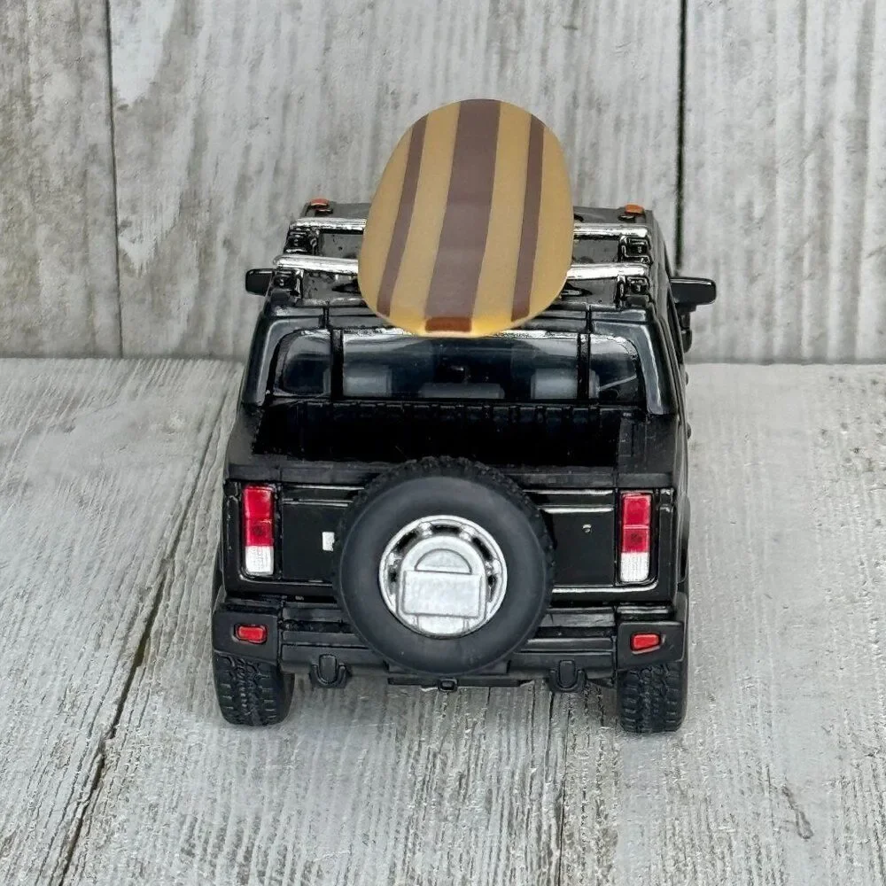 Kinsmart 2005 Hummer H2 SUT Black - 5097D - 1/40 scale Diecast Model Toy Car Tru - Picture 4 of 9