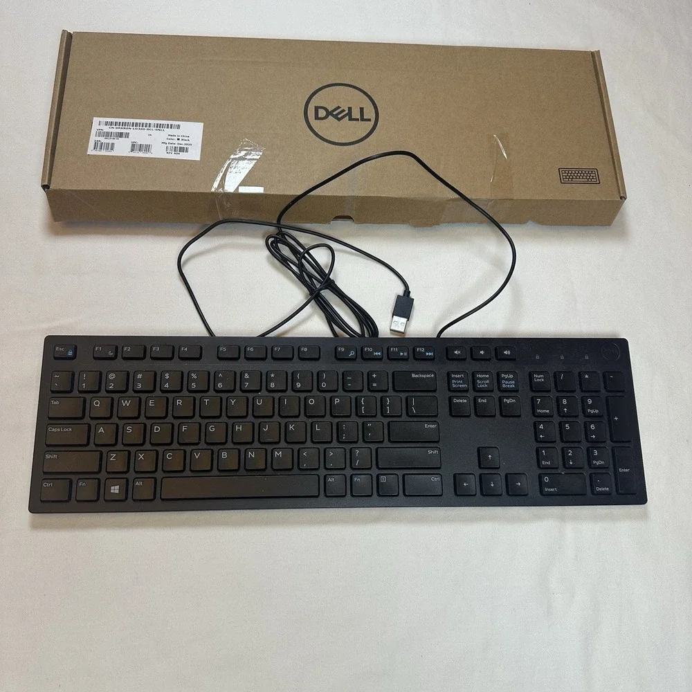 Dell KB216-BK-US Wired Keyboard - Black - Picture 1 of 3
