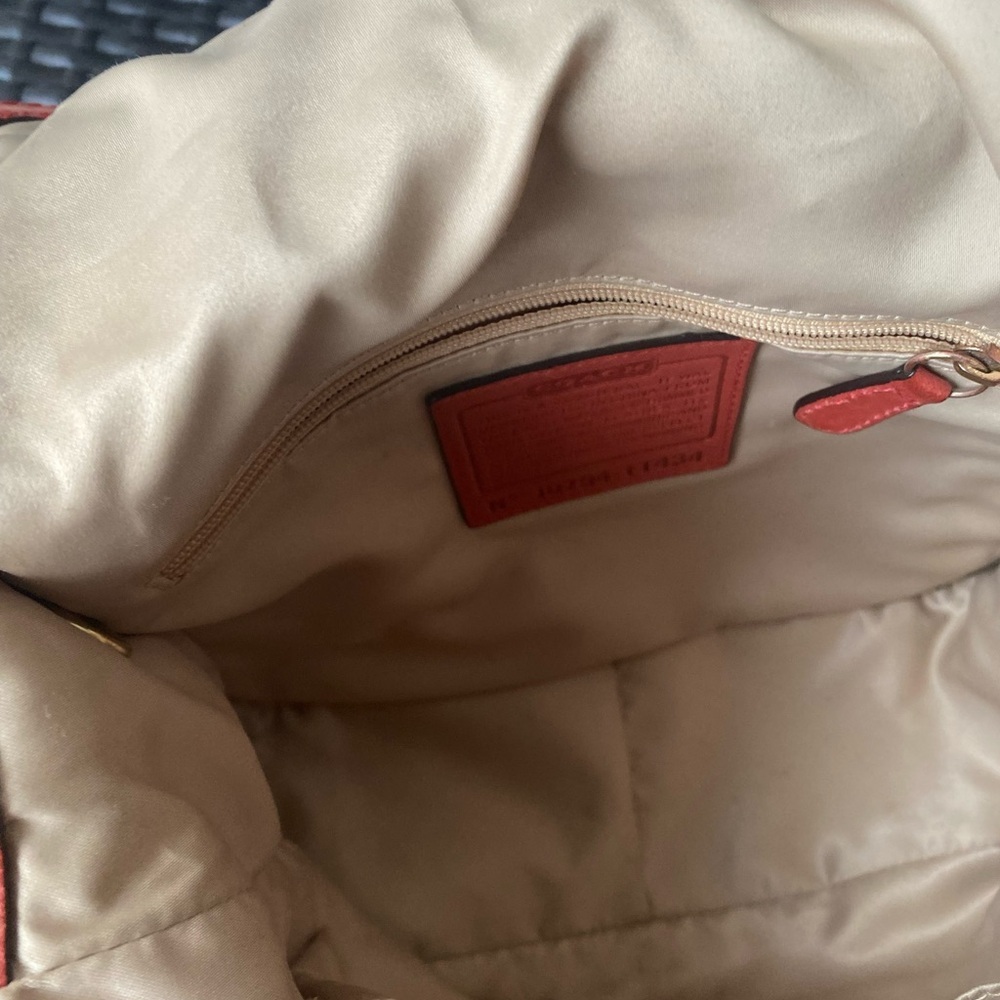 Coach Bleeker Signature Canvas and Leather Shoulder Bag - Picture 9 of 11