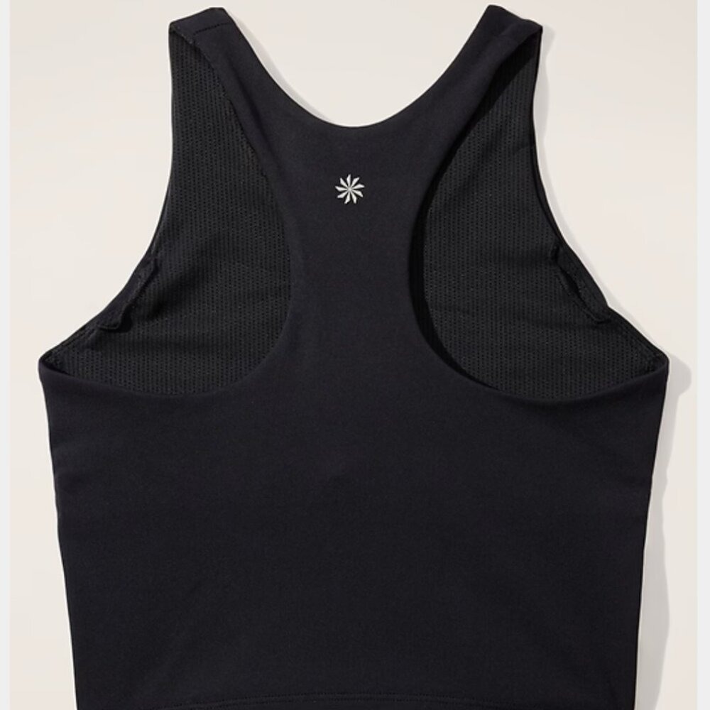Athleta Girl Long Distance Bra Black Size M 8 10 - Picture 3 of 6