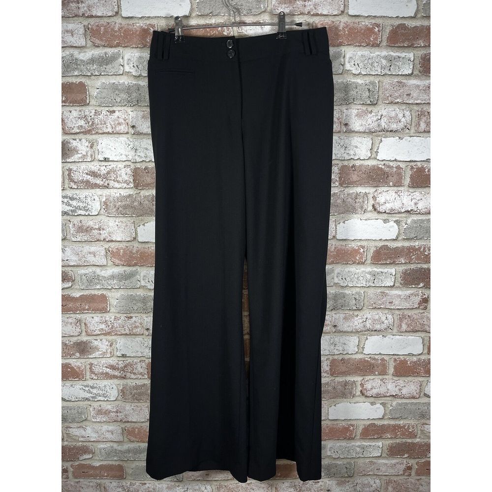 Lane Bryant Women's #1026 Career Formal Adjustable Waist Black Pants‎ 6