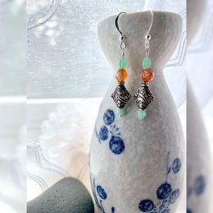 🎉host pick🎉Handmade‎ 🔥 agate earrings