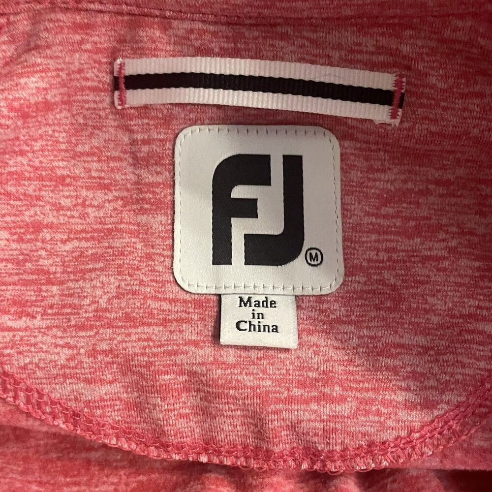 Footjoy Golf Jacket Zip Up Space Dye Mid Layer Top‎ Womens Medium - Picture 3 of 7