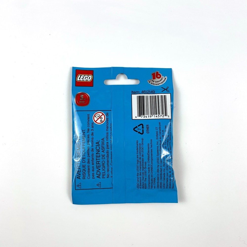 Lego Minifigures Series 5 Boxer Retired 2011 Sealed NIP - Picture 3 of 3