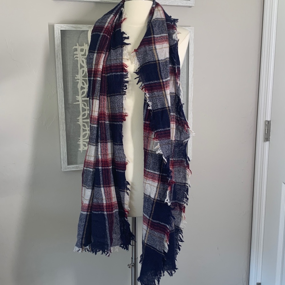 Madewell plaid wool scarf - Picture 7 of 8